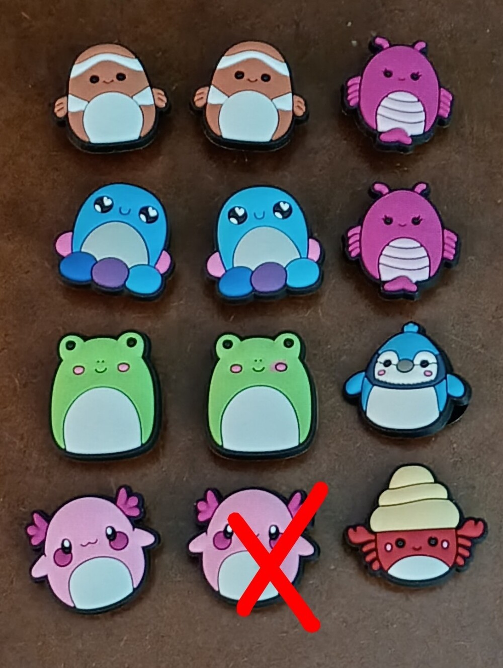 10/$10 Jibbitz Croc Charms - Aquatic Animal Squishmallows - New